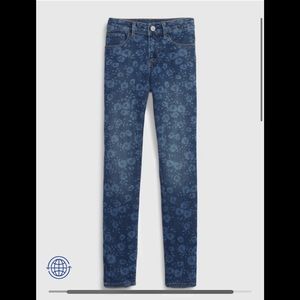 Gap Kids Floral Skinny Jeans NWOT